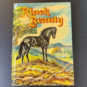 VTG Vintage Black Beauty 1955 Whitman Hardcover Anna Sewell Book Illustrated